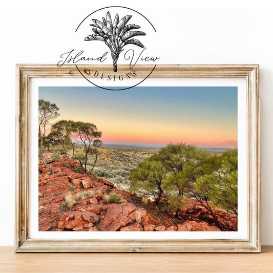 An Outback Desert Sunset Northern Territory